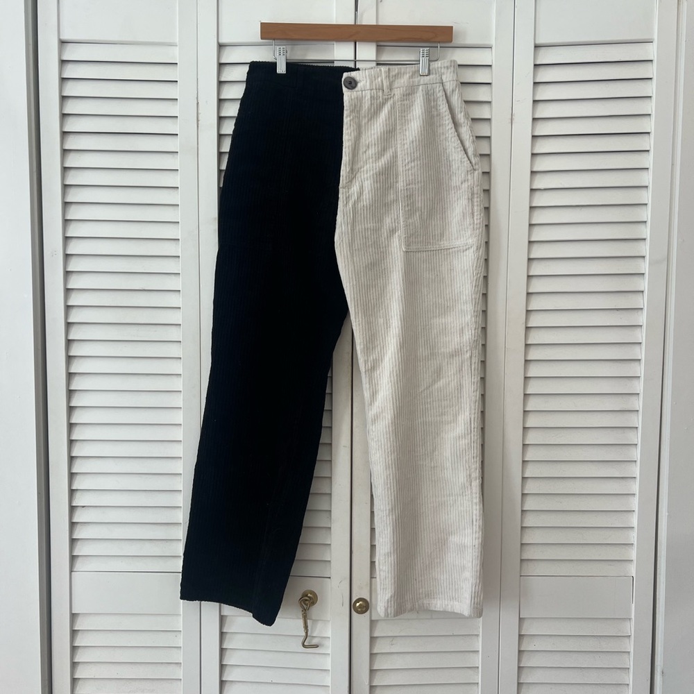 FASHION BRAND COMPANY black and white cords by Penelope Gazin size XL